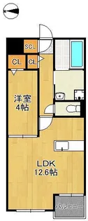 MON665【1階】の間取り