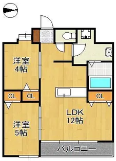 THE GRANDE HILLS【9階】の間取り