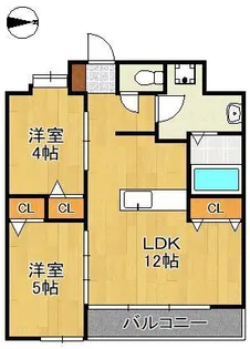 THE GRANDE HILLS【5階】の間取り