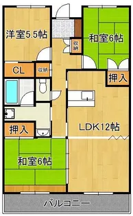 エクセレント中井【6階】の間取り
