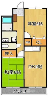 2DKの間取り画像