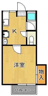 claire felicite篠崎【1階】の間取り