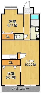 リード大手町【10階】の間取り