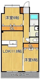 リード大手町【4階】の間取り