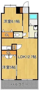 リード大手町【11階】の間取り
