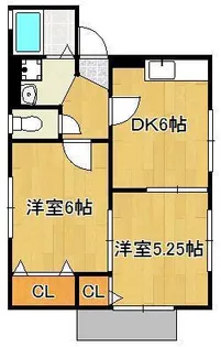 カーサ森【1階】の間取り