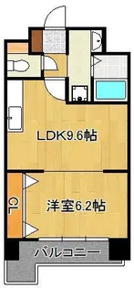 竪町センタービル【5階】の間取り