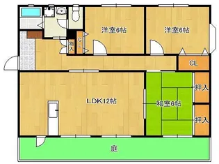 カメリアⅡ【1階】の間取り
