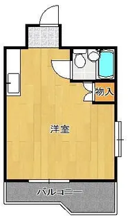 歯大前スカイマンション【6階】の間取り