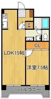 メモリープラザ小倉【2階】の間取り