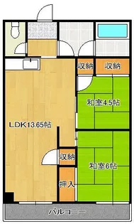 木本ビル【3階】の間取り