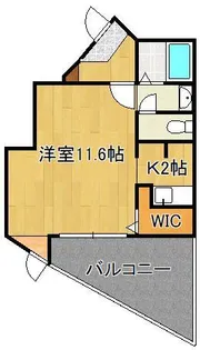 ユーフォリウム・マタマ【6階】の間取り