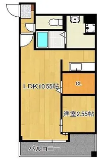 ユーフォリウム・マタマ【8階】の間取り