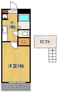 19-Cube【5階】の間取り