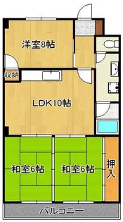 第3吉宗ビル【4階】の間取り