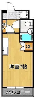カルチェ・ブラン【6階】の間取り