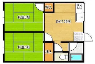 日明ビル【1階】の間取り