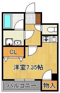 ピアーノKM21【5階】の間取り