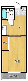 プリモレガーロ金鶏【1階】の間取り