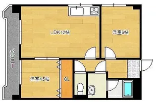 第2東宝ビル【5階】の間取り