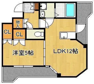 ロイヤルセンターBLD.【9階】の間取り