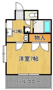 シャトー森Ⅴ【6階】の間取り