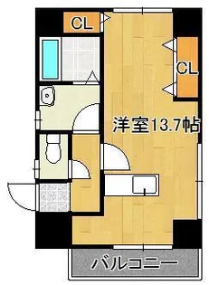 ベーシックビル【6階】の間取り