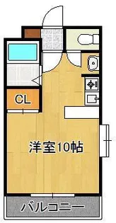 オリエンタル朝日ヶ丘【3階】の間取り