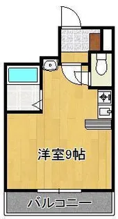 オリエンタル朝日ヶ丘【3階】の間取り
