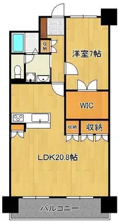 シャトレ大手町S棟【5階】の間取り