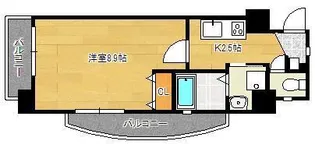 アンシャール【5階】の間取り