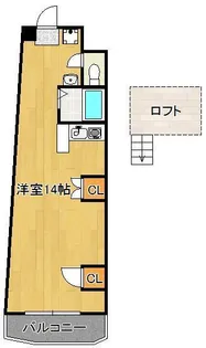 サンシティ日明【7階】の間取り