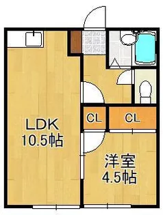 ドムス緑ヶ丘【2階】の間取り