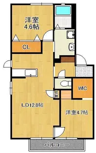 シャルマンM・Y【2階】の間取り