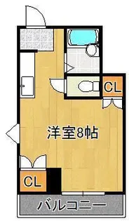 K-2西小倉ビル【11階】の間取り