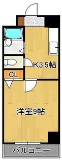 1Kの間取り画像