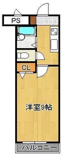 ギャラン南小倉【12階】の間取り