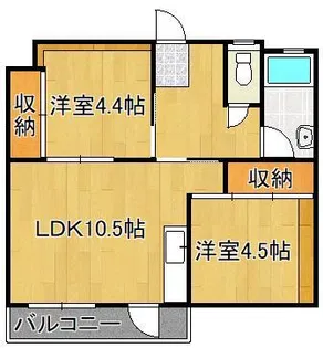 e-lux1【5階】の間取り