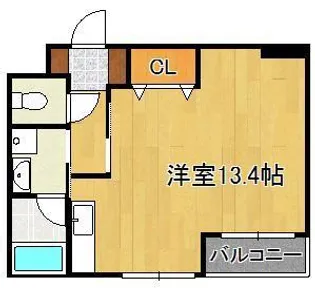ベルベデール大門【1階】の間取り