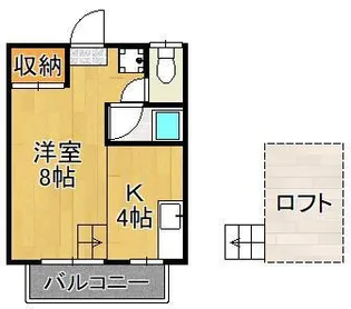 シティベールきよみず【2階】の間取り