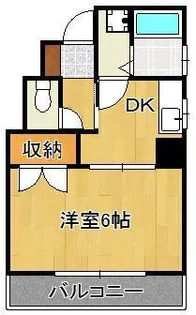 イエローマンション小倉【9階】の間取り