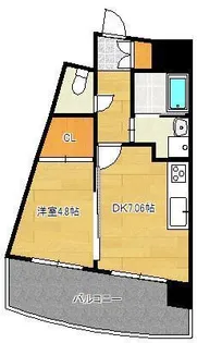 BRIS中井【4階】の間取り