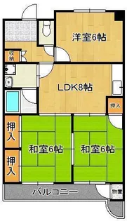 グッタープラッツ緑ヶ丘1番館【1階】の間取り