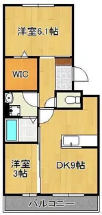 ボヌール チヒロ【3階】の間取り