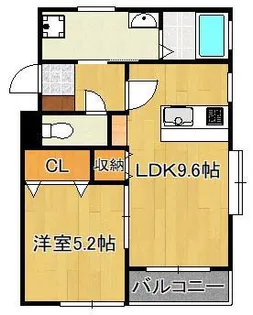 サンシャイン【4階】の間取り