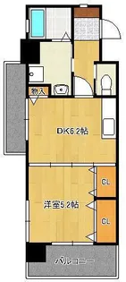 ミーナ原町【5階】の間取り