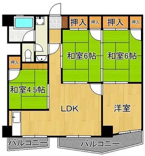 以和貴ビル【10階】の間取り