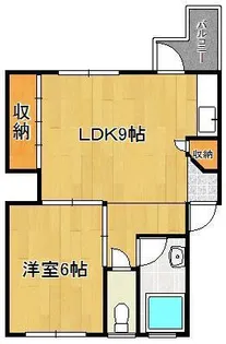 ヒルズ到津【2階】の間取り