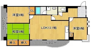 第17共立ビル【5階】の間取り