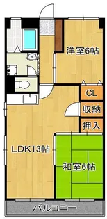 杏林ビル【5階】の間取り